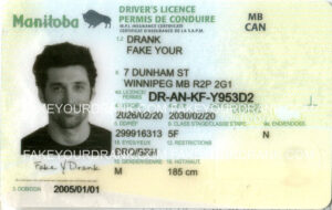 Manitoba Fake ID
